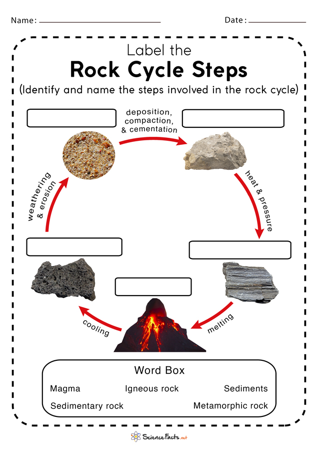 Sedimentary Rock Diagram For Kids
