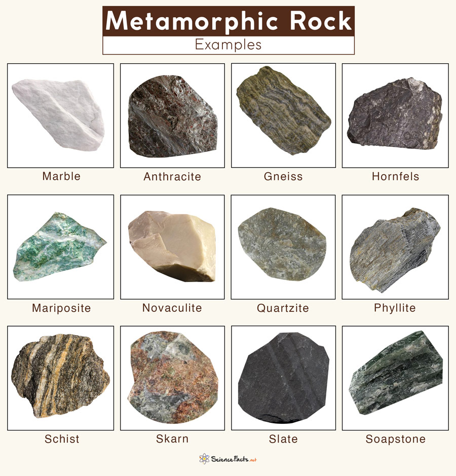 Examples Of Metamorphic Rocks Marble